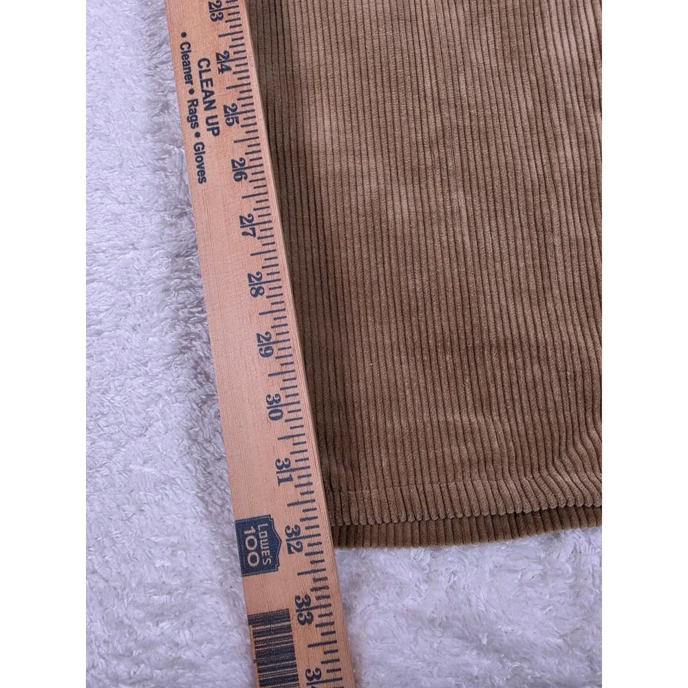 Vintage Polo Ralph Lauren Andrew Cords Mens 35/32 Pleated Wide-Wale Corduroy
